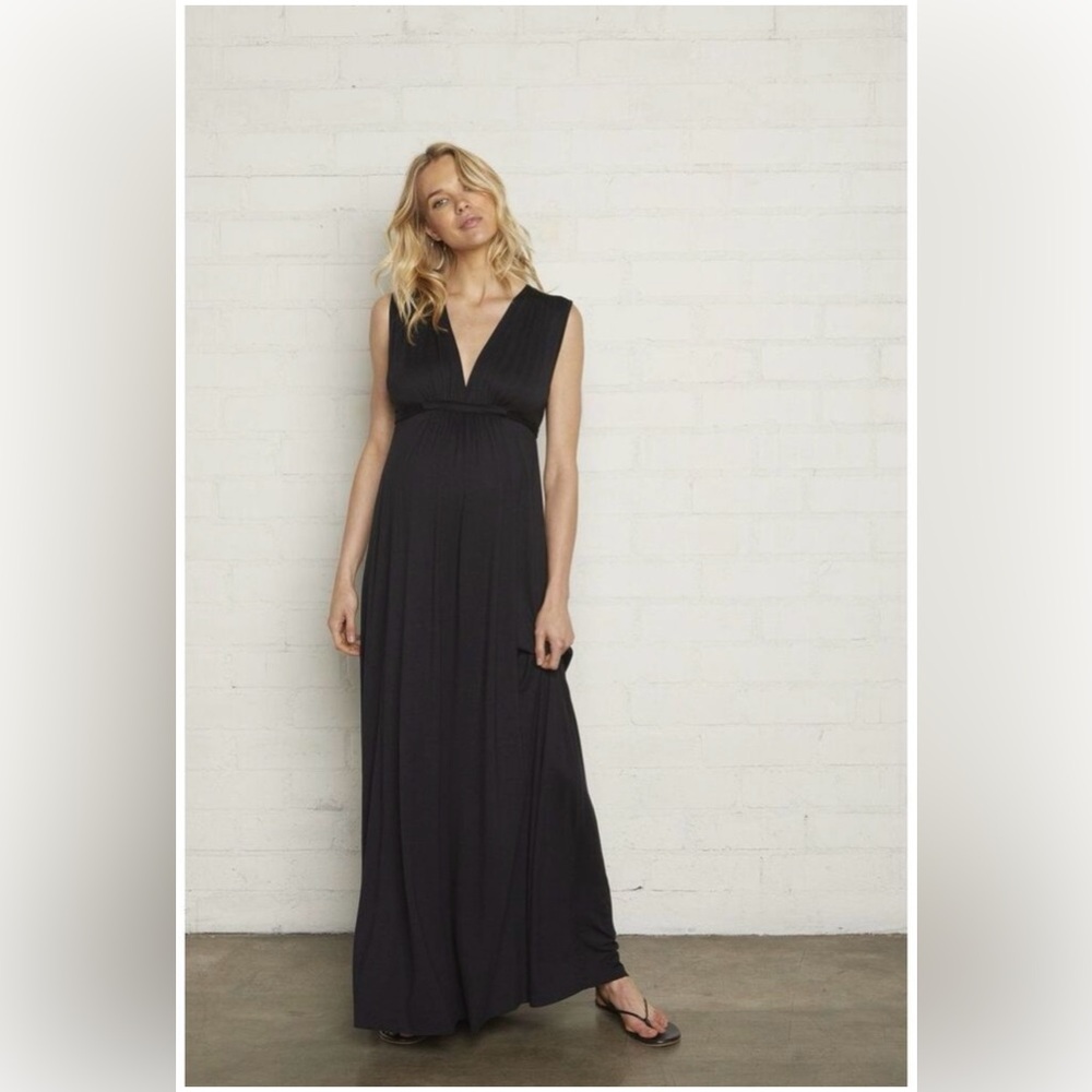 Rachel Pally navy sleeveless maternity bump friendly dress size XS